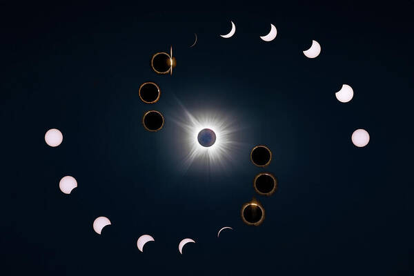 2024 Eclipse Composite 1 - Art Print