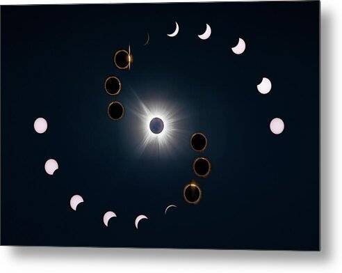 2024 Eclipse Composite 1 - Metal Print