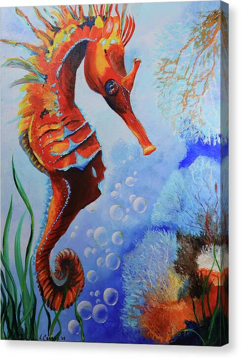 Aqua Rodeo 2 - Canvas Print