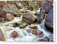 Below The Falls In Yosemite 1 - Canvas Print