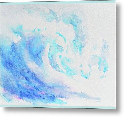 Billowing Beachcomber 1 - Metal Print Metal Print 1ArtCollection