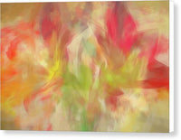 Blooming Amaryllis Abstract 1 - Canvas Print