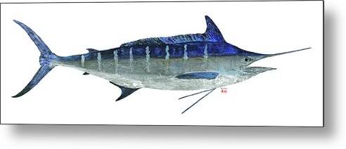 Blue Marlin 1 - Metal Print Metal Print 1ArtCollection