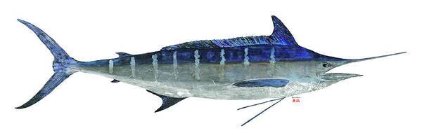 Blue Marlin 1 - Art Print Art Print 1ArtCollection