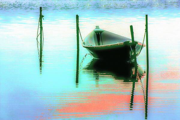 Boat on Still Water 1 - Art Print