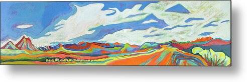 Carefree Panorama 1 - Metal Print