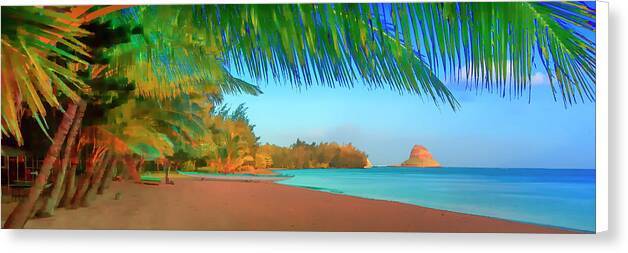 Chinaman's Hat Beach Panorama - Canvas Print Canvas Print 1ArtCollection