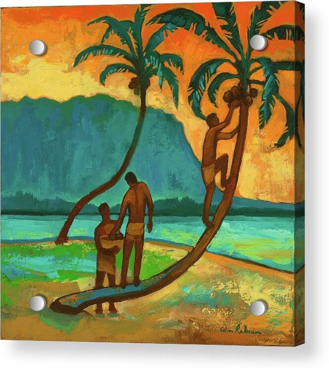 Coconut Pickers 1 - Acrylic Print Acrylic Print 1ArtCollection