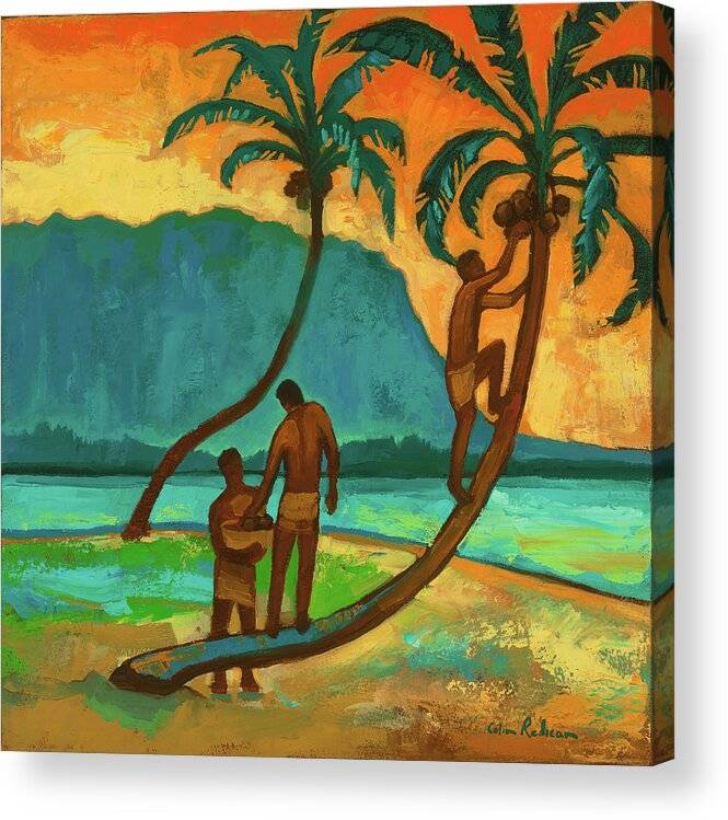 Coconut Pickers 1 - Acrylic Print Acrylic Print 1ArtCollection