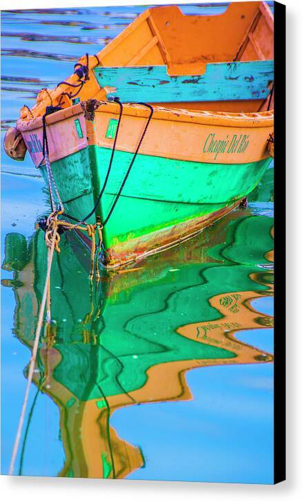 Colors on the Water 1 - Canvas Print