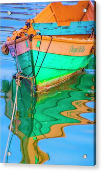 Colors on the Water 1 - Acrylic Print