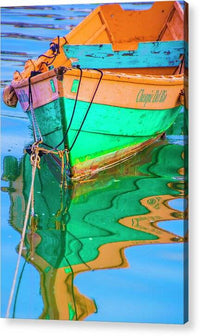 Colors on the Water 1 - Acrylic Print