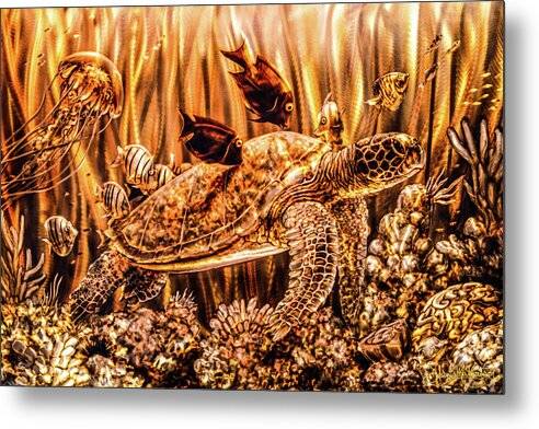 Coral Reef 1 - Metal Print Metal Print 1ArtCollection