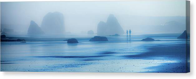 Dawn on the Beach 1 - Canvas Print