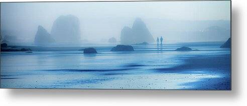 Dawn on the Beach 1 - Metal Print