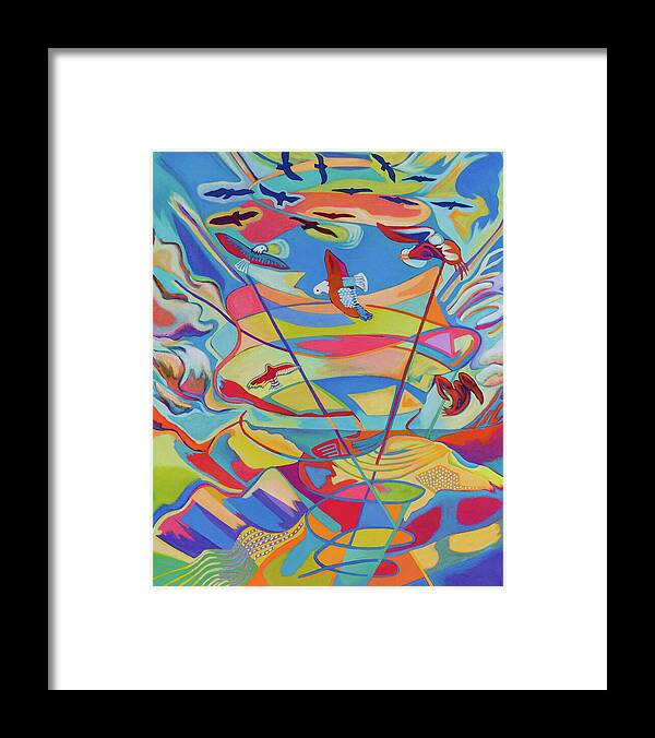 Eagles' Praise - Riding the Waves 1 - Framed Print