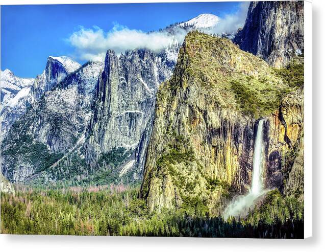 East Side of Yosemite Valley 1 - Canvas Print