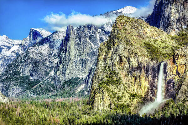 East Side of Yosemite Valley 1 - Art Print