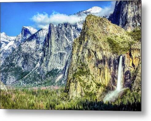 East Side of Yosemite Valley 1 - Metal Print