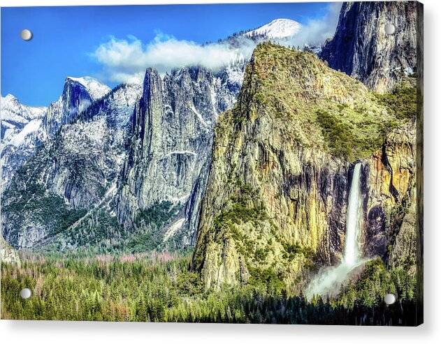 East Side of Yosemite Valley 1 - Acrylic Print