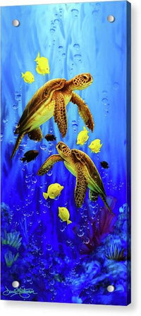 Fantastic 4 Honu 1 - Acrylic Print Acrylic Print 1ArtCollection