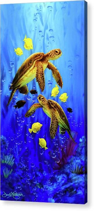 Fantastic 4 Honu 1 - Acrylic Print Acrylic Print 1ArtCollection