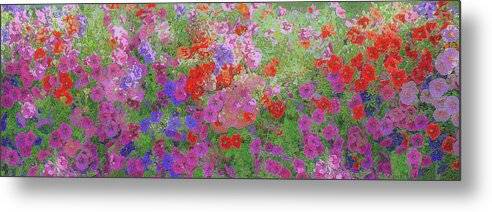 Flower Vail Panorama 1 - Metal Print