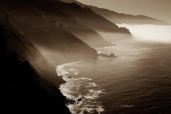 Fog at Big Sur 1 - Art Print