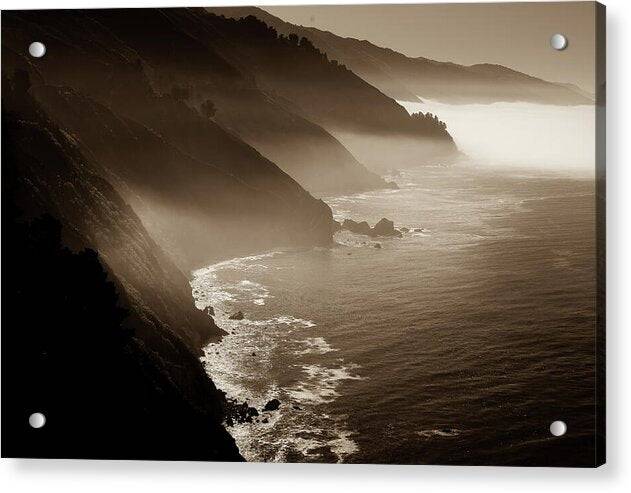 Fog at Big Sur 1 - Acrylic Print