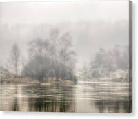 Foggy Morning on the Potomac 2 - Canvas Print