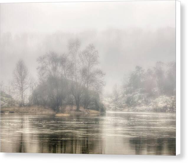 Foggy Morning on the Potomac 2 - Canvas Print