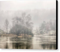 Foggy Morning on the Potomac 2 - Canvas Print