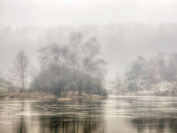 Foggy Morning on the Potomac 1 - Art Print