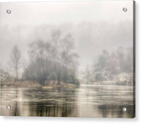 Foggy Morning on the Potomac 2 - Acrylic Print