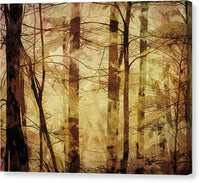 Forest Abstract 1 - Canvas Print