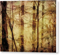 Forest Abstract 1 - Canvas Print