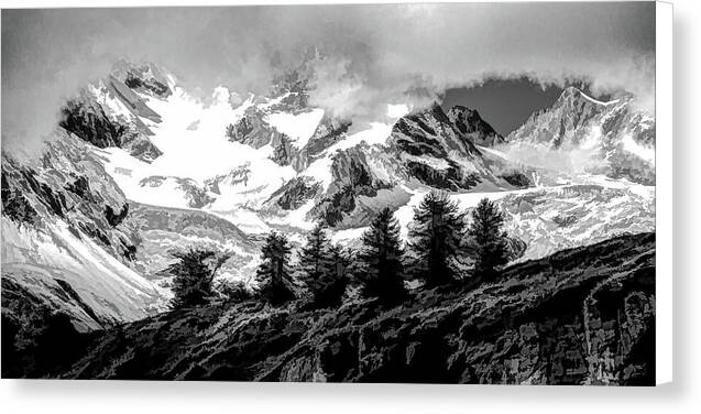 Glacier Valley 1 - Canvas Print