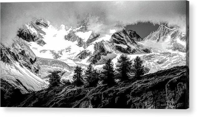 Glacier Valley 1 - Acrylic Print