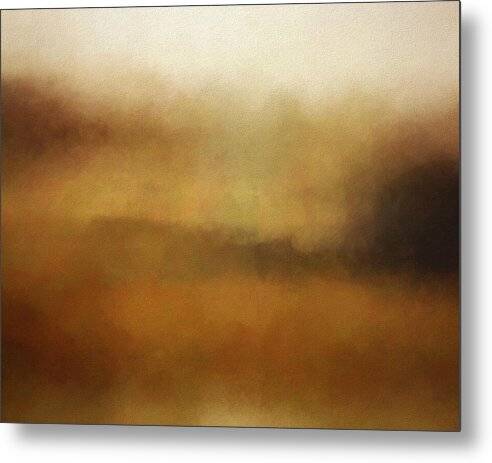 Golden Hour Ocean Abstract 1 - Metal Print