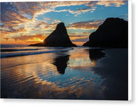 Heceta Head reflections 1 - Canvas Print Canvas Print 1ArtCollection