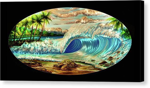 Honu Beach Break 1 - Canvas Print Canvas Print 1ArtCollection