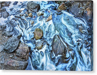 Icy Yosemite Stream 1 - Canvas Print