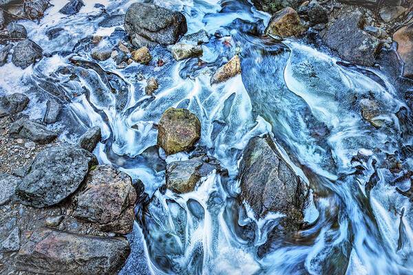 Icy Yosemite Stream 1 - Art Print