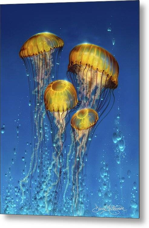 Jelly Sea 2 - Metal Print Metal Print 1ArtCollection