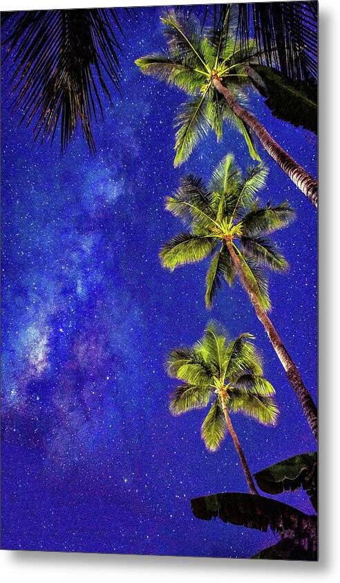 Lahaina Starry Night 1 - Metal Print Metal Print 1ArtCollection