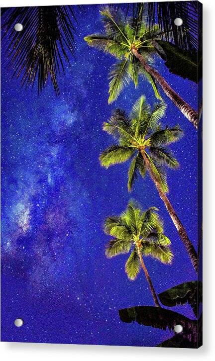 Lahaina Starry Night 1 - Acrylic Print Acrylic Print 1ArtCollection