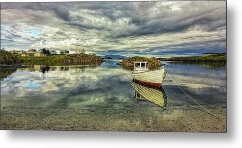 Late Afternoon in Iceland Panorama 1 - Metal Print