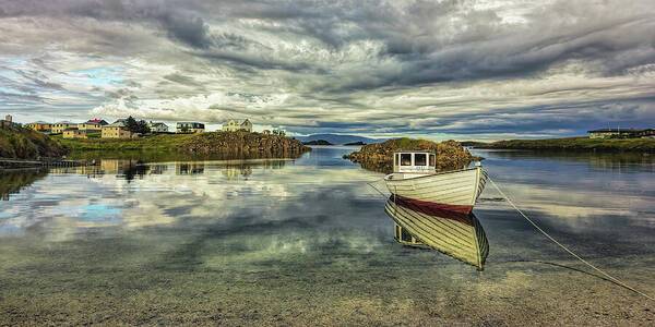 Late Afternoon in Iceland Panorama 1 - Art Print