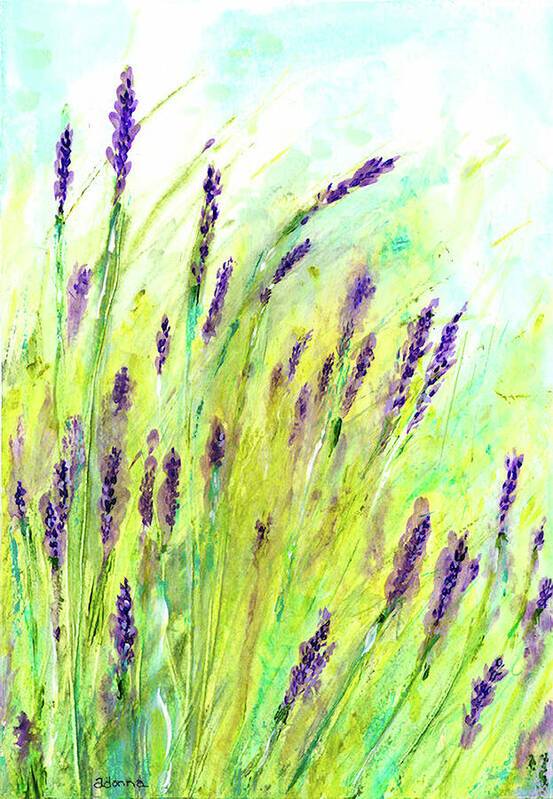 Lavender 1 - Art Print