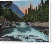 Morning on the Salmon River 1 - Canvas Print